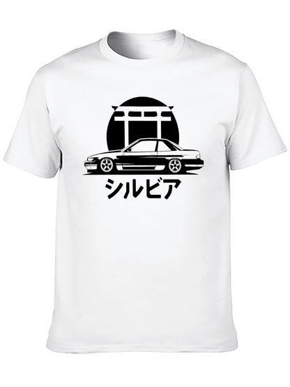 Camiseta Negra Silvia Coche Japonés