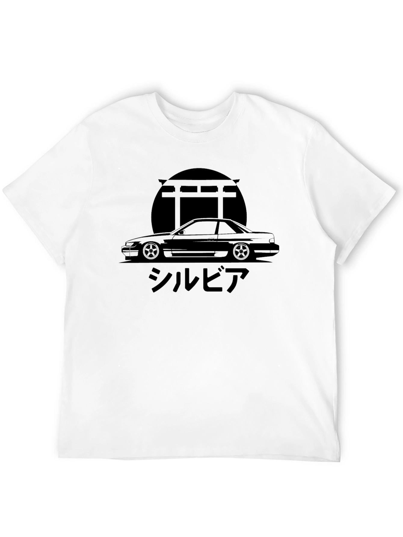 Camiseta Negra Silvia Coche Japonés