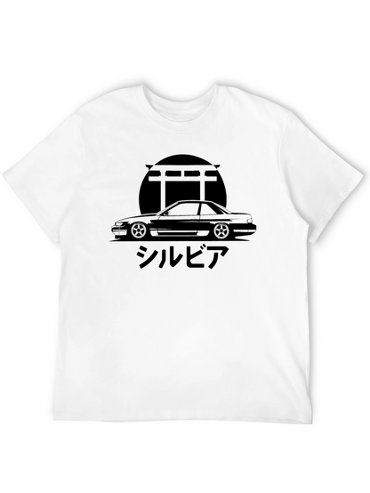 Camiseta Negra Silvia Coche Japonés