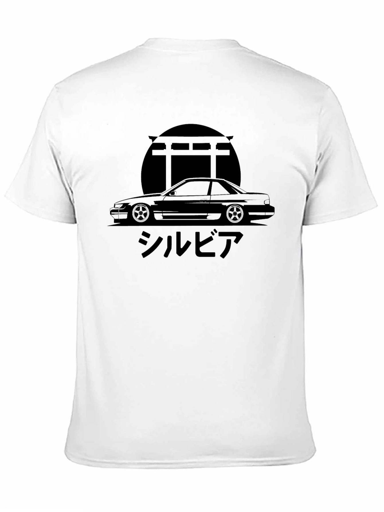 Camiseta Negra Silvia Coche Japonés