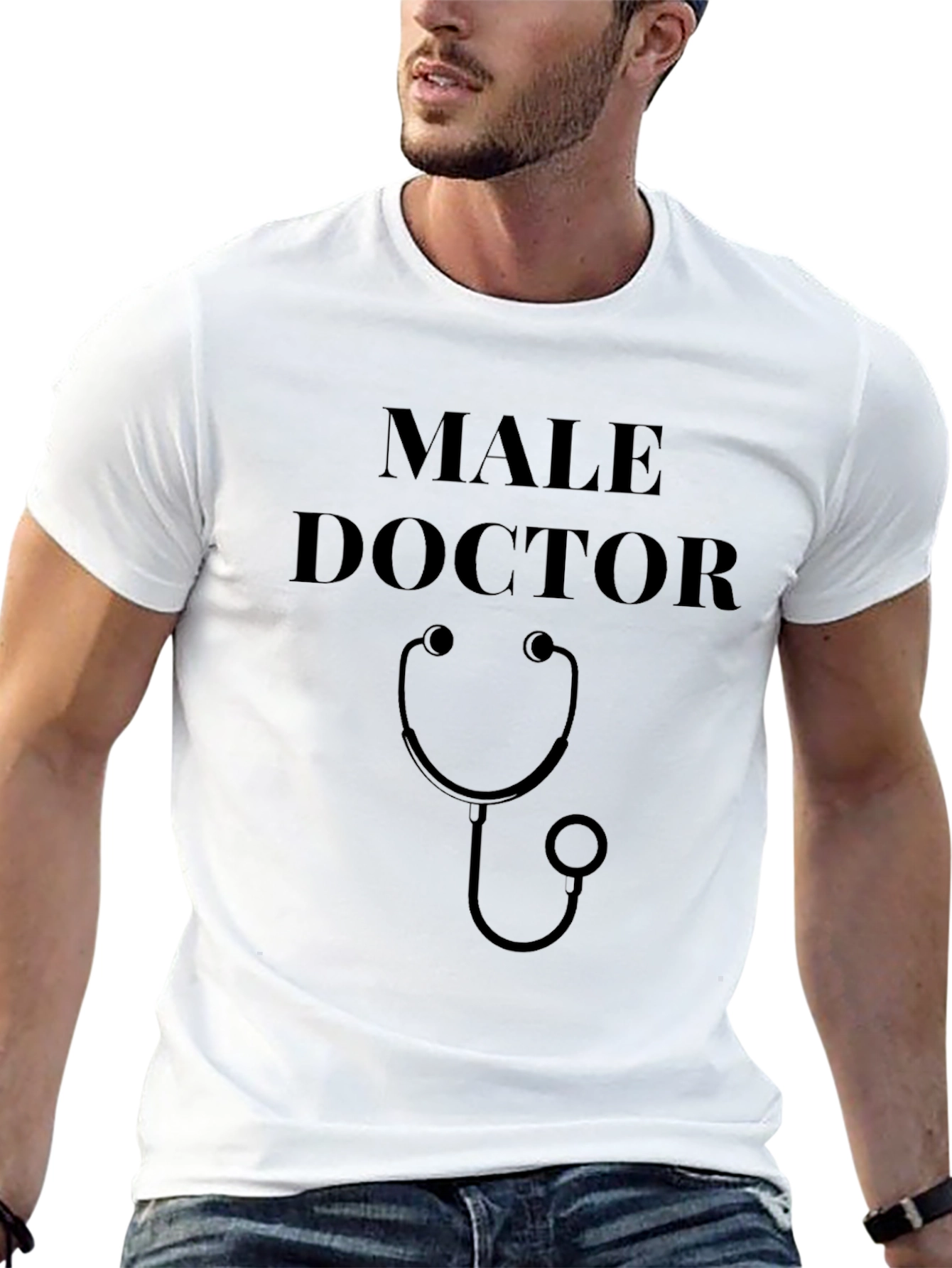 Camiseta Hombre Doctor - Estilo Casual