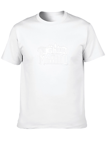 Camiseta Negra From Yung Ghood to Manhood