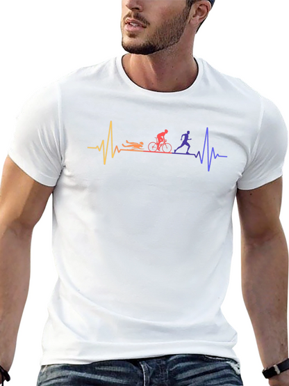 Camiseta Negra Deportiva Triatlón EKG Hombre