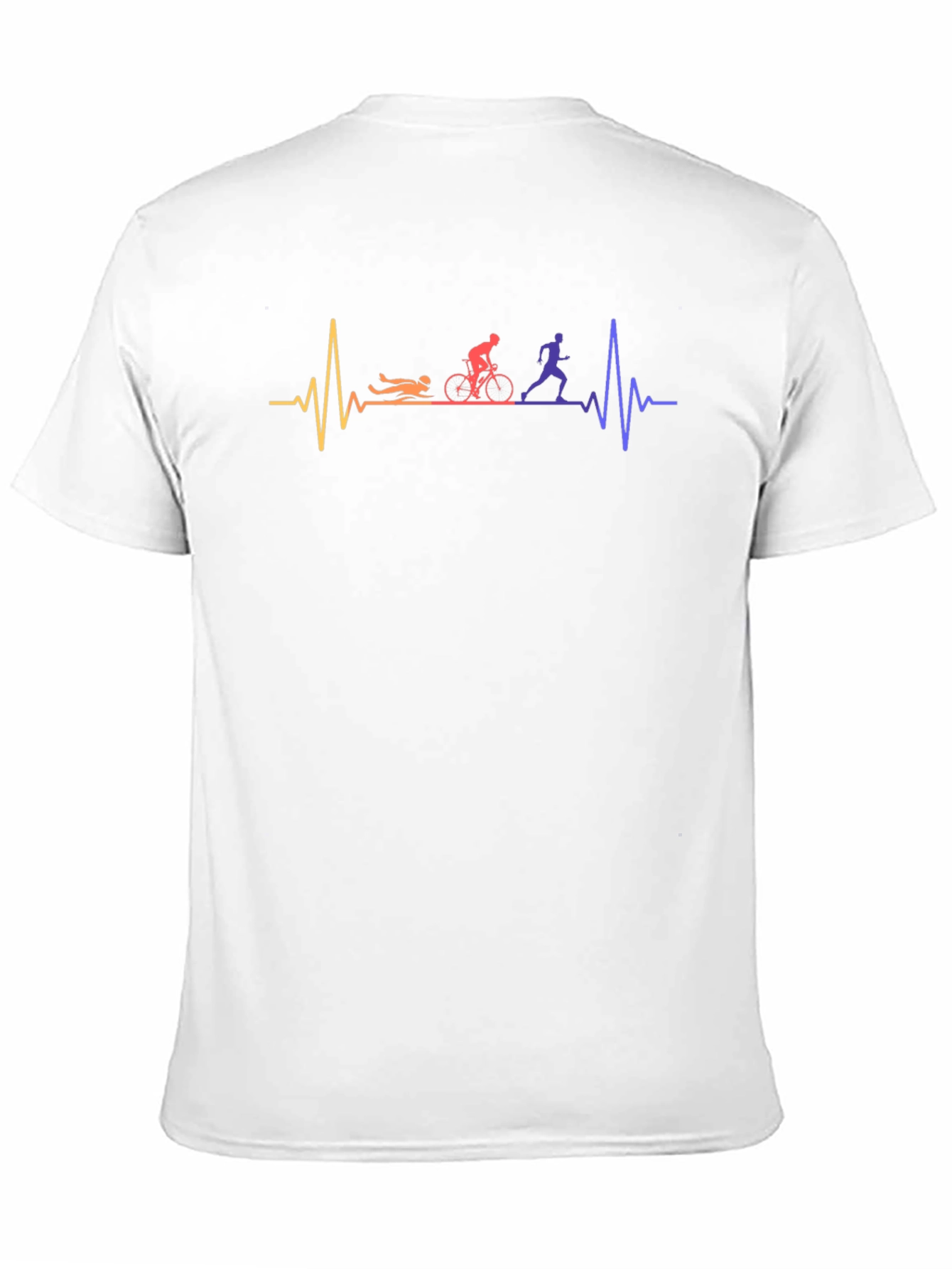 Camiseta Negra Deportiva Triatlón EKG Hombre