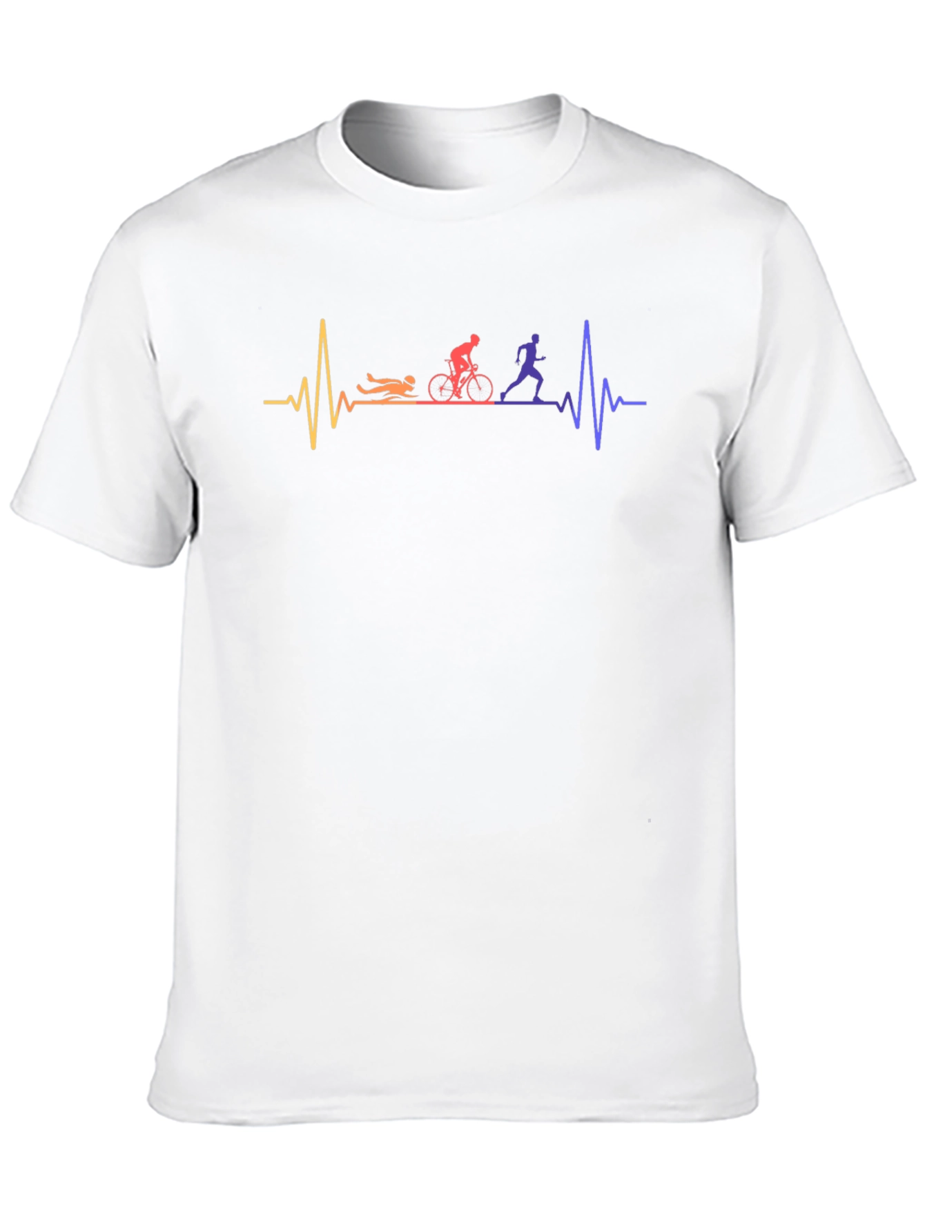 Camiseta Negra Deportiva Triatlón EKG Hombre