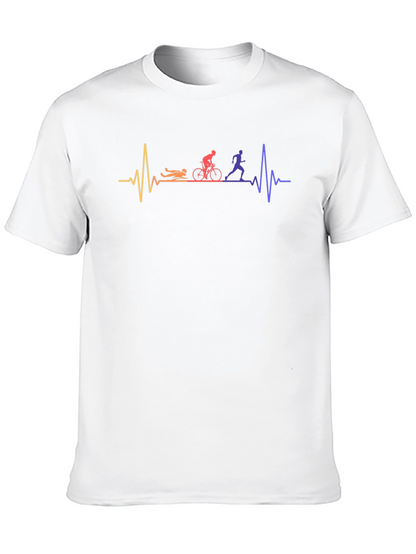 Camiseta Negra Deportiva Triatlón EKG Hombre
