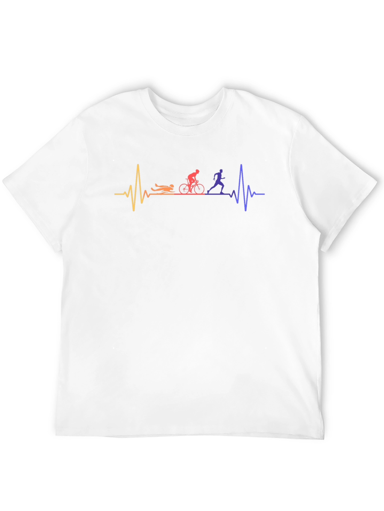 Camiseta Negra Deportiva Triatlón EKG Hombre