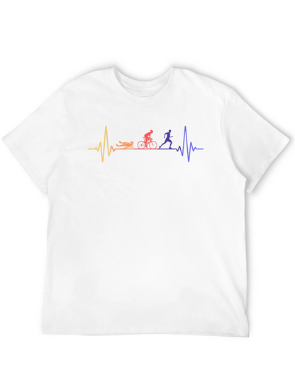 Camiseta Negra Deportiva Triatlón EKG Hombre