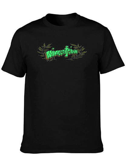 Camiseta Negra Minecraftium Gamer