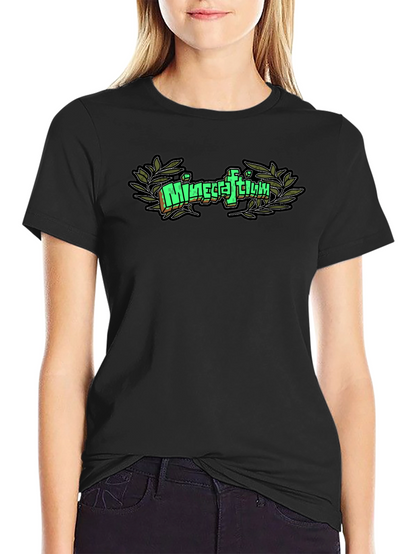 Camiseta Negra Minecraftium Gamer
