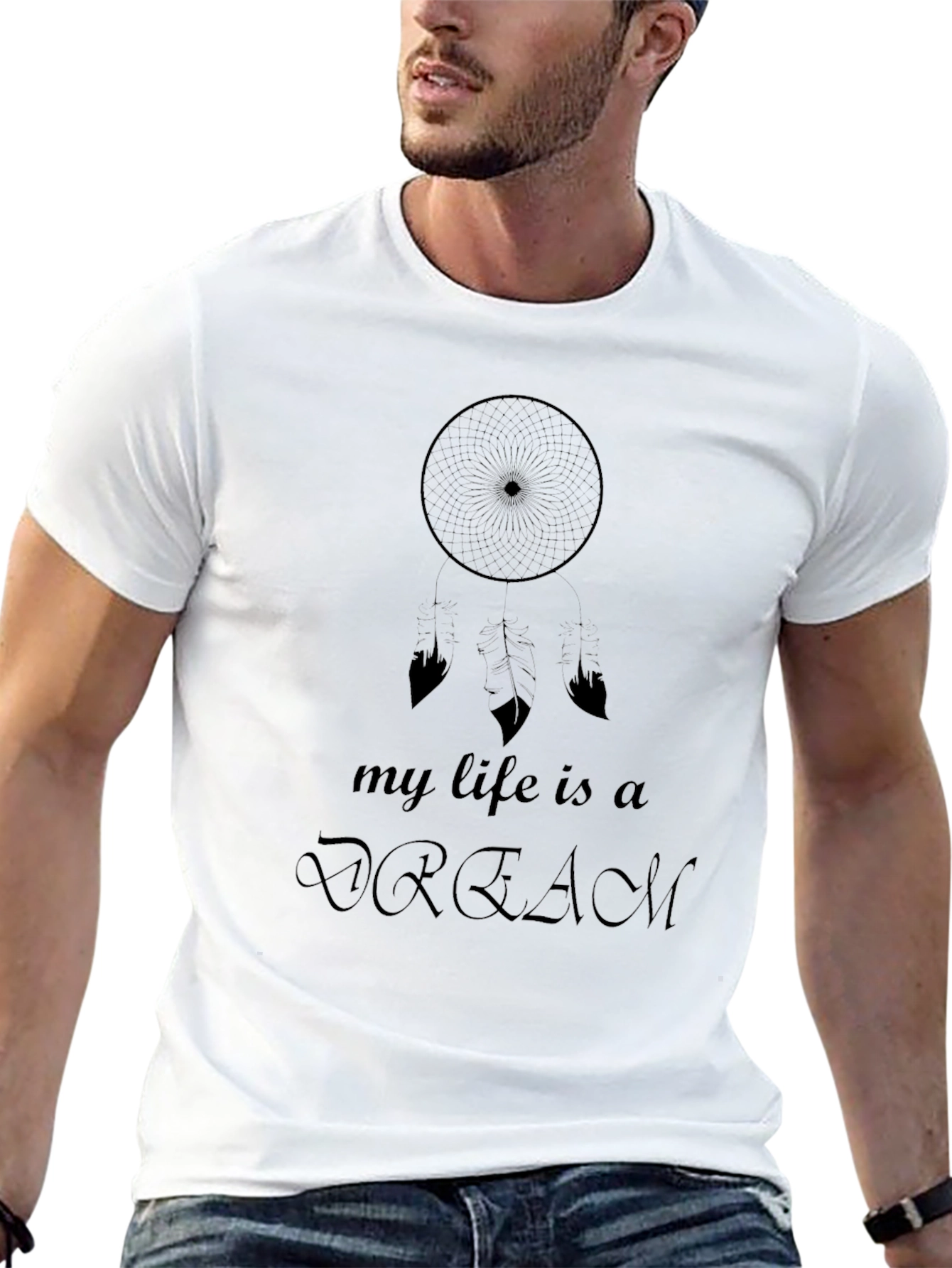 Camiseta Negra My Life is a Dream