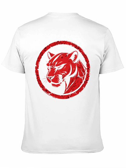 Camiseta Negra con Diseño de Pantera Roja