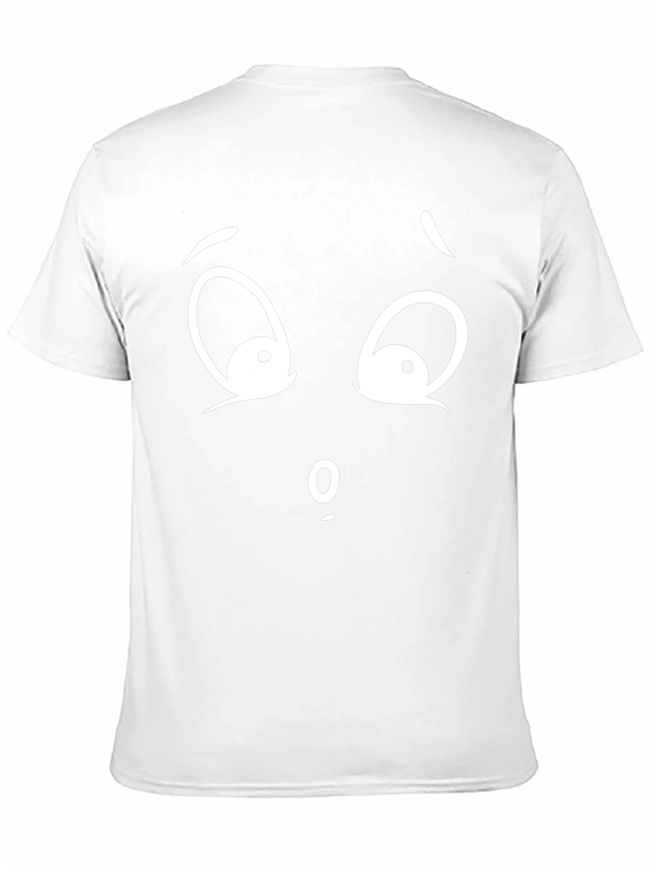 Camiseta Negra con Cara Asombrada