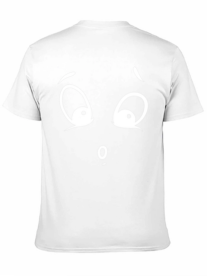 Camiseta Negra con Cara Asombrada