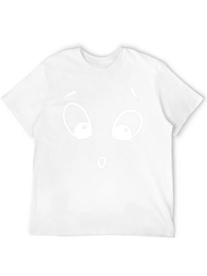 Camiseta Negra con Cara Asombrada