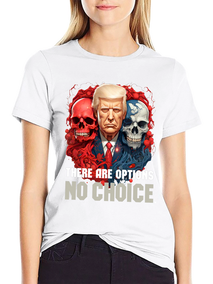 Camiseta Gráfica Política: Trump Calaveras Opciones