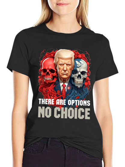 Camiseta Gráfica Política: Trump Calaveras Opciones