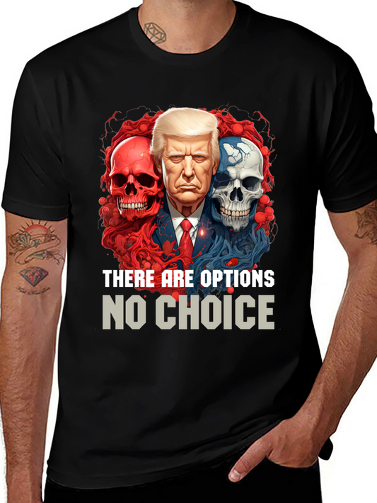 Camiseta Gráfica Política: Trump Calaveras Opciones