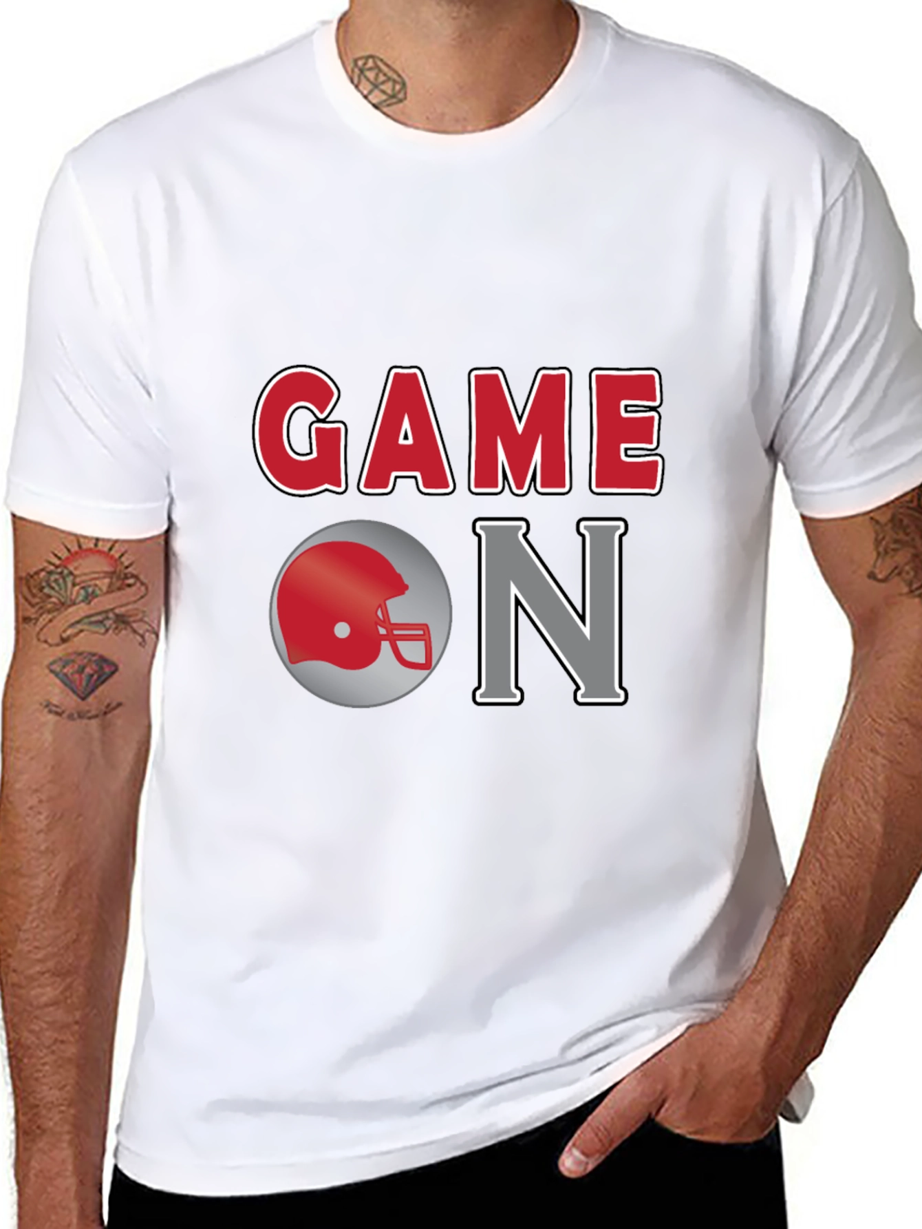 Camiseta Game On - Estilo Deportivo