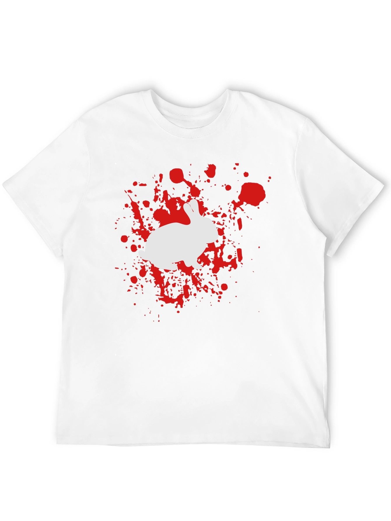 Camiseta Conejo Salpicadura - Diseño Único