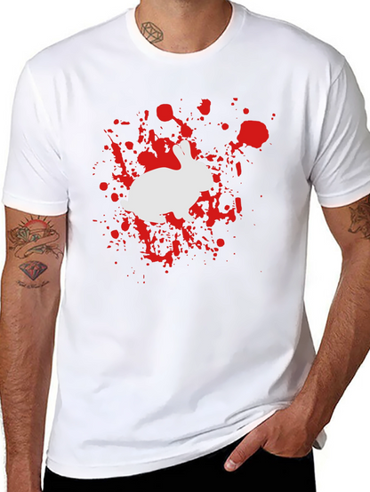 Camiseta Conejo Salpicadura - Diseño Único