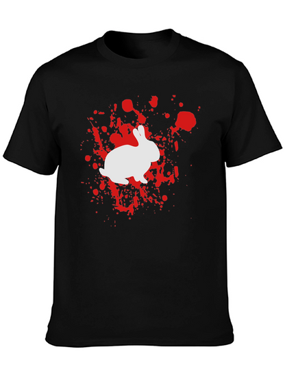 Camiseta Conejo Salpicadura - Diseño Único