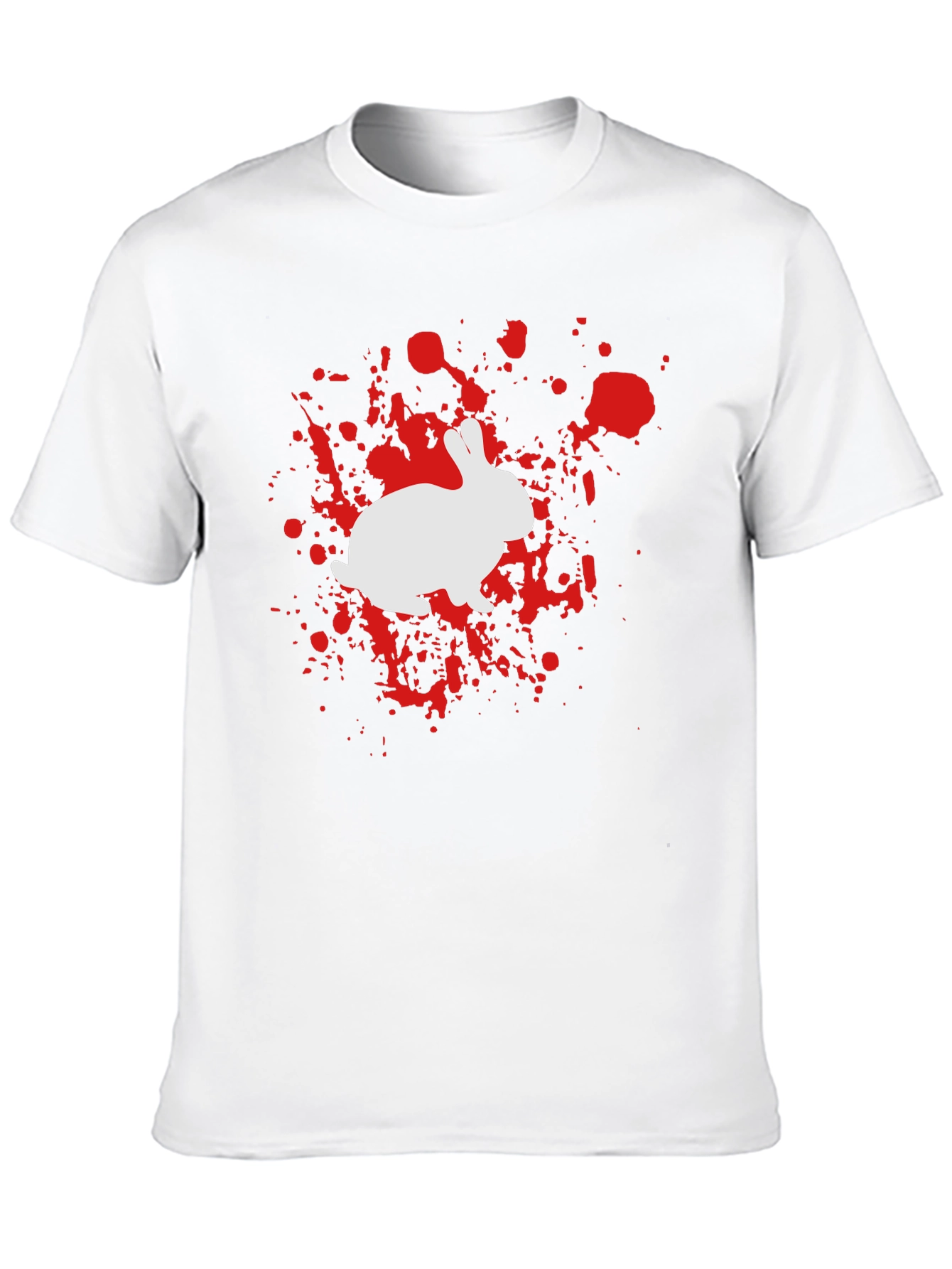 Camiseta Conejo Salpicadura - Diseño Único