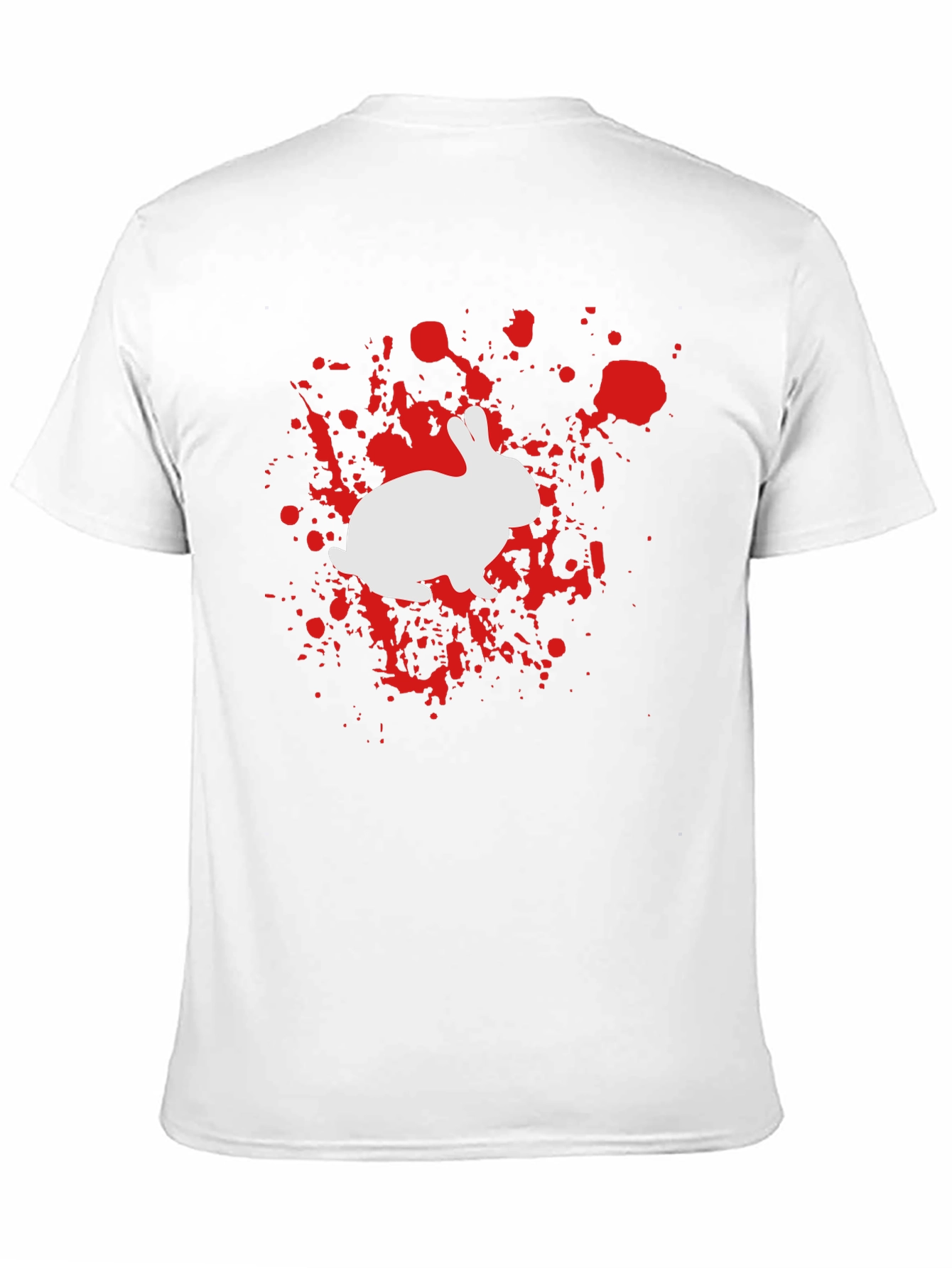 Camiseta Conejo Salpicadura - Diseño Único