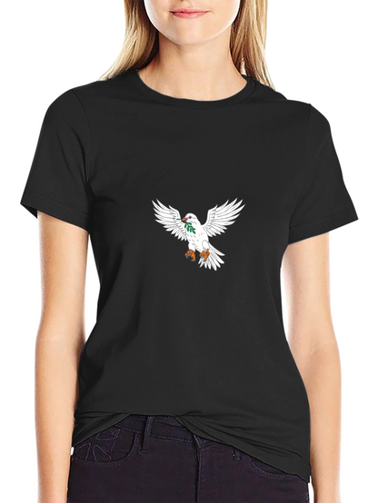 Camiseta Negra con Paloma de la Paz
