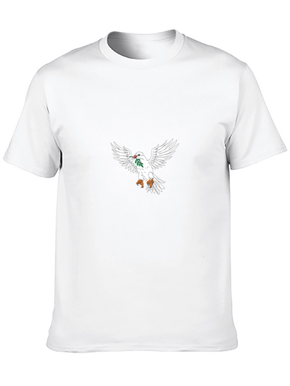 Camiseta Negra con Paloma de la Paz
