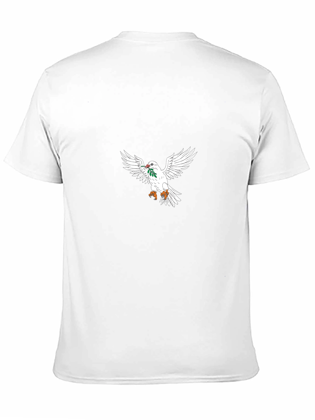 Camiseta Negra con Paloma de la Paz