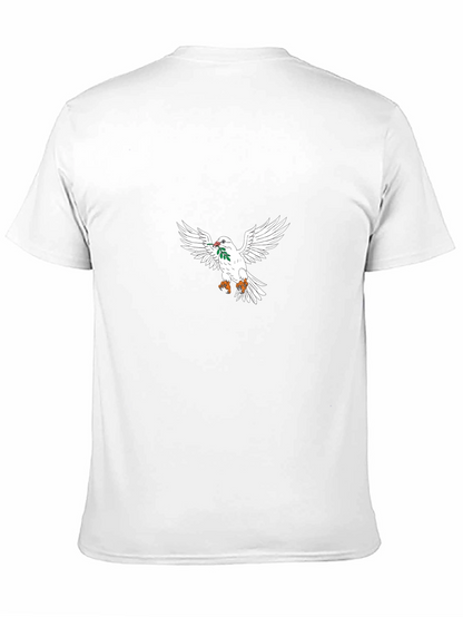 Camiseta Negra con Paloma de la Paz