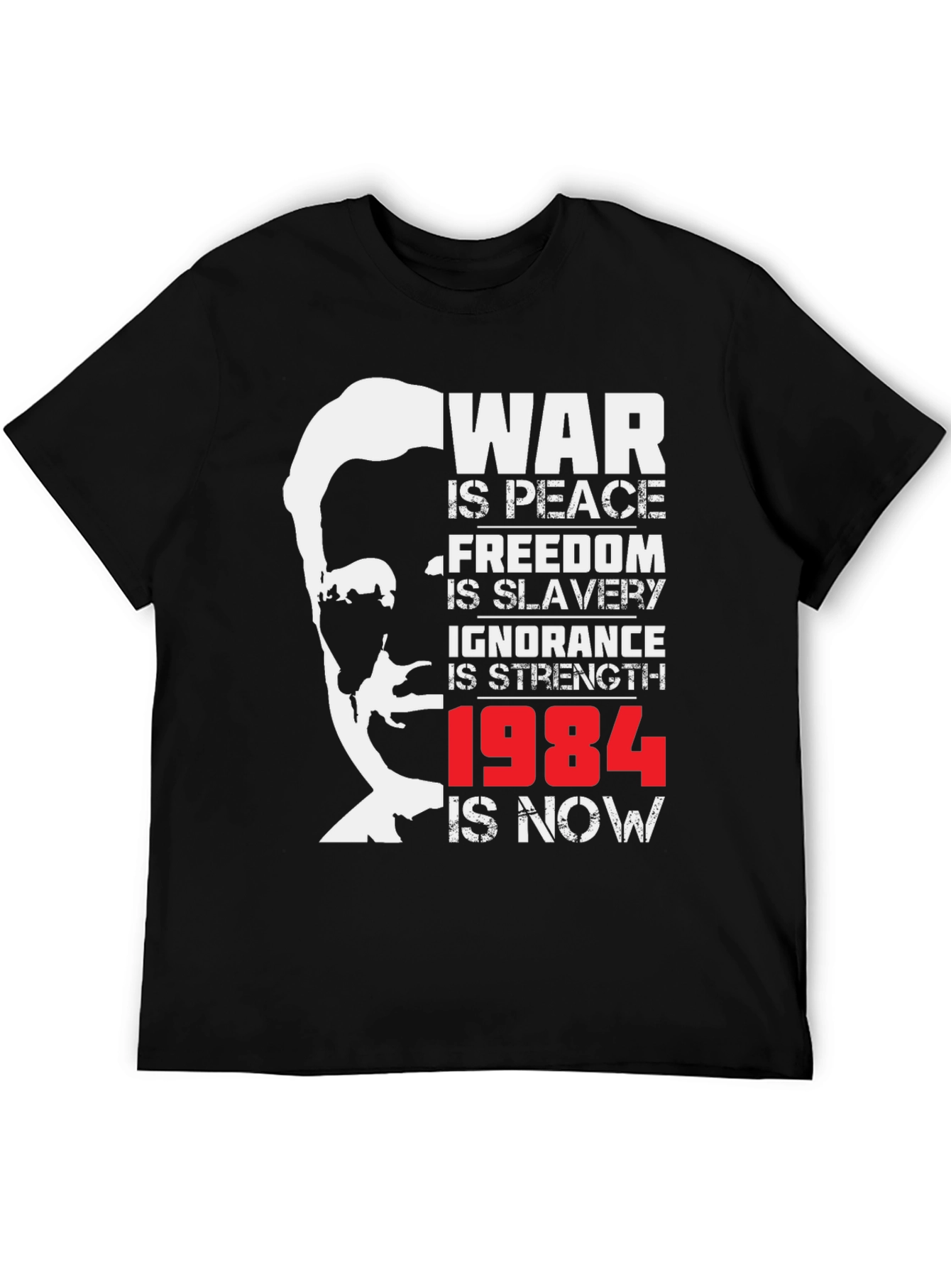 Camiseta Negra 1984 Orwell: Guerra es Paz