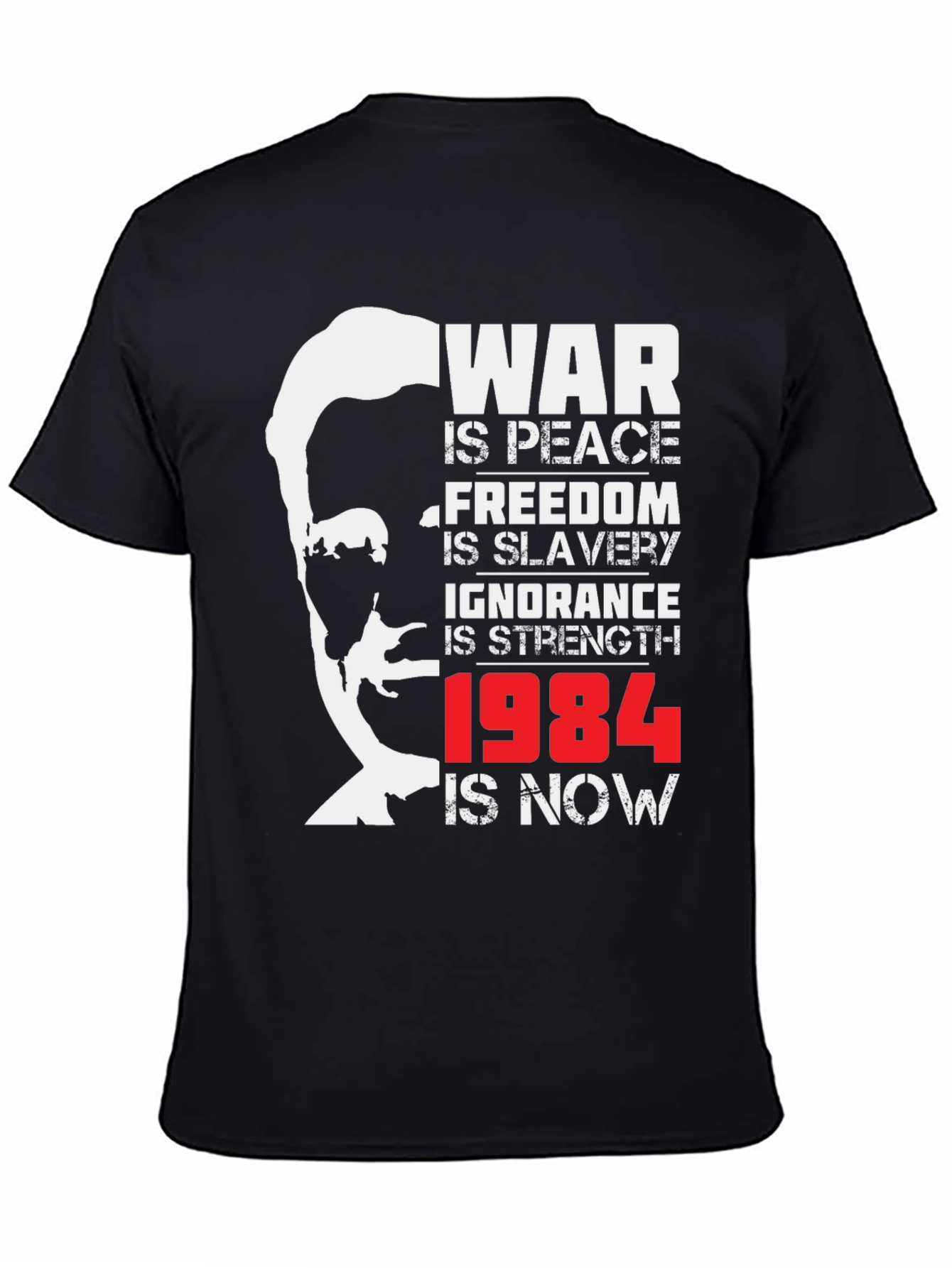 Camiseta Negra 1984 Orwell: Guerra es Paz