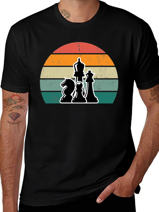 Camiseta Ajedrez Retro Vintage