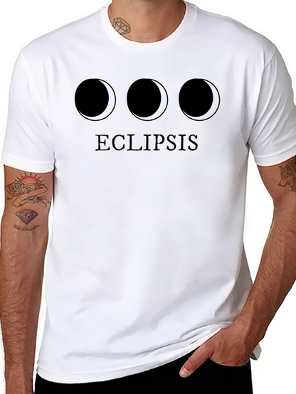 Camiseta Negra Eclipse Lunar Unisex