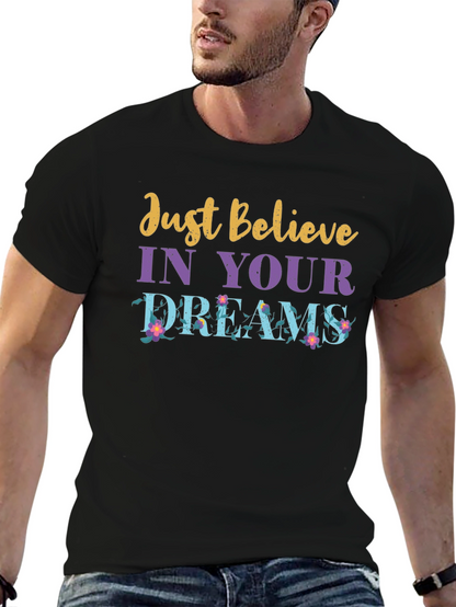 Camiseta Negra con Mensaje Motivacional