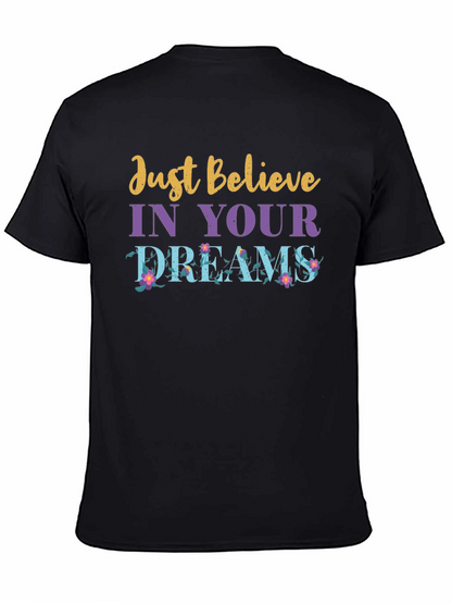Camiseta Negra con Mensaje Motivacional