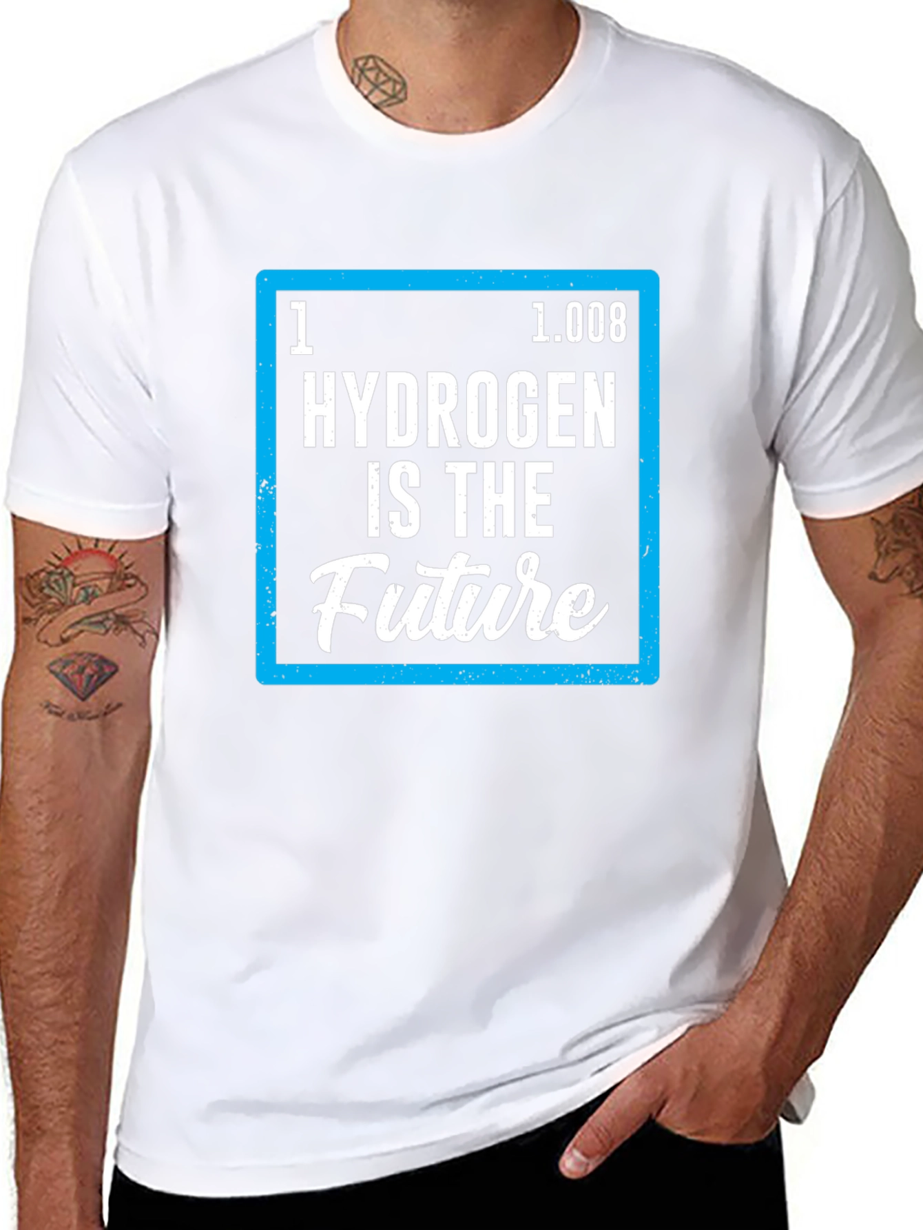 Camiseta Hombre: Hidrógeno es el Futuro