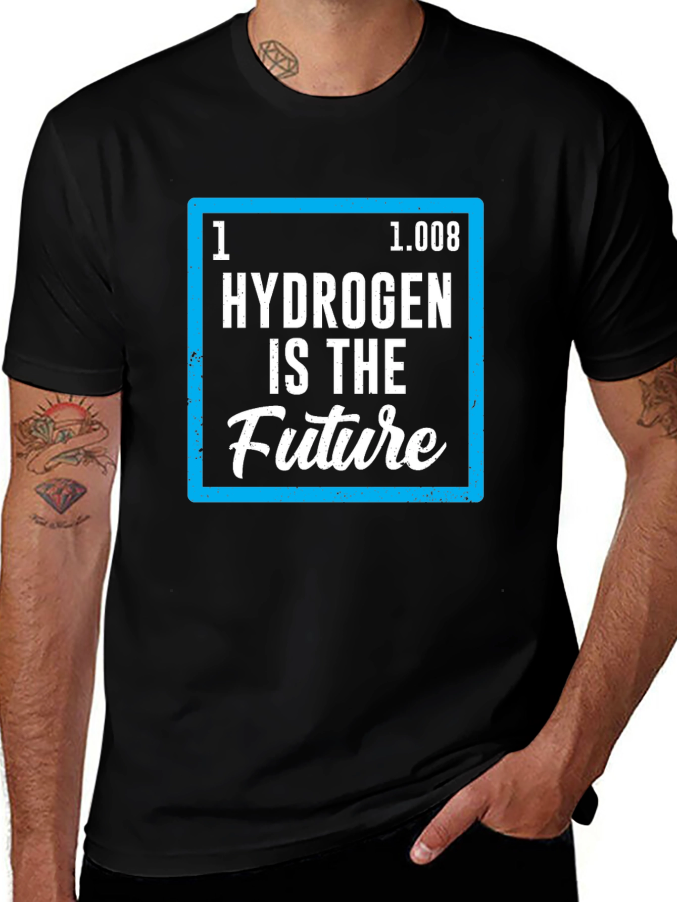 Camiseta Hombre: Hidrógeno es el Futuro