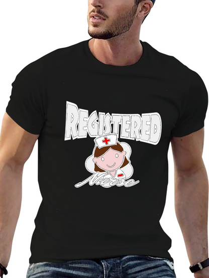 Camiseta Negra Enfermera Registrada