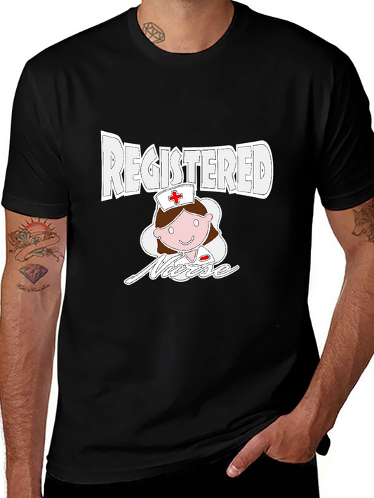 Camiseta Negra Enfermera Registrada