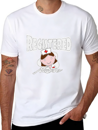 Camiseta Negra Enfermera Registrada