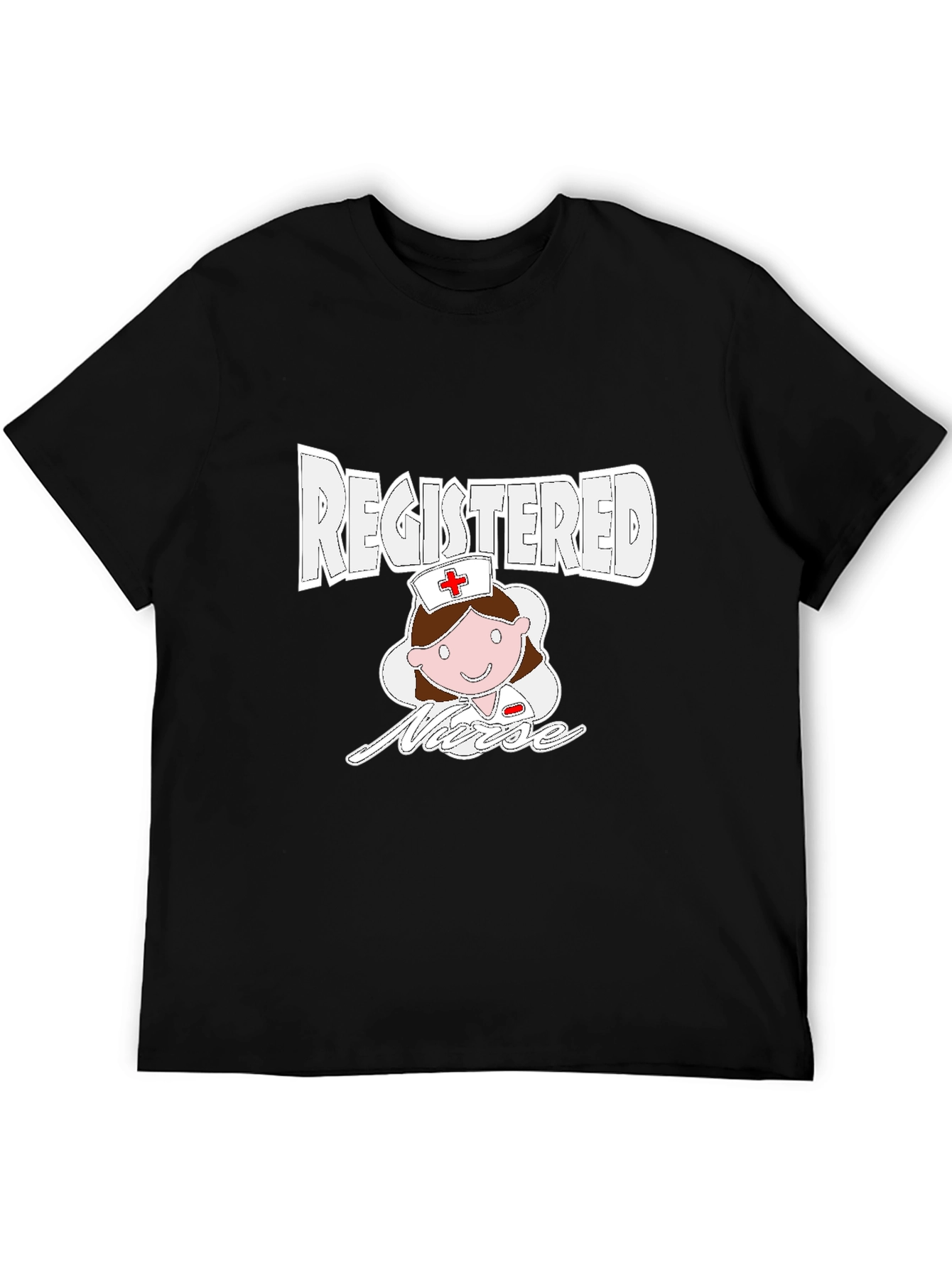 Camiseta Negra Enfermera Registrada