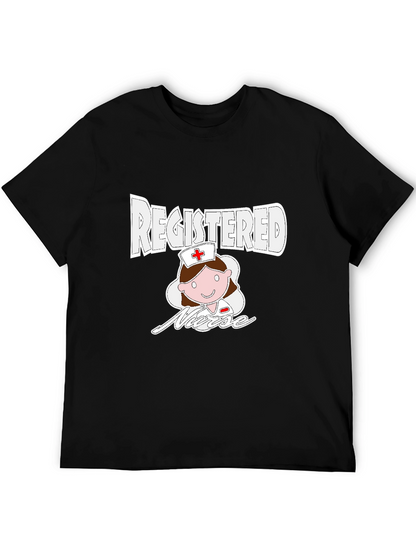 Camiseta Negra Enfermera Registrada
