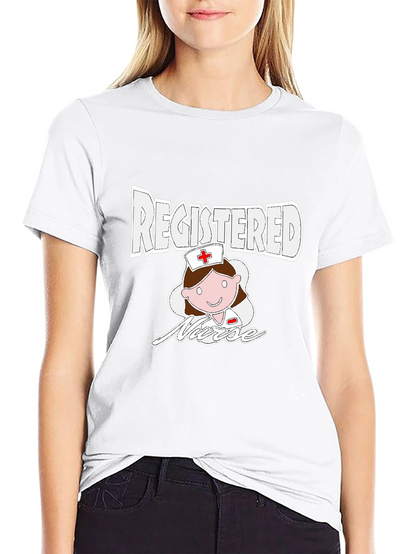 Camiseta Negra Enfermera Registrada