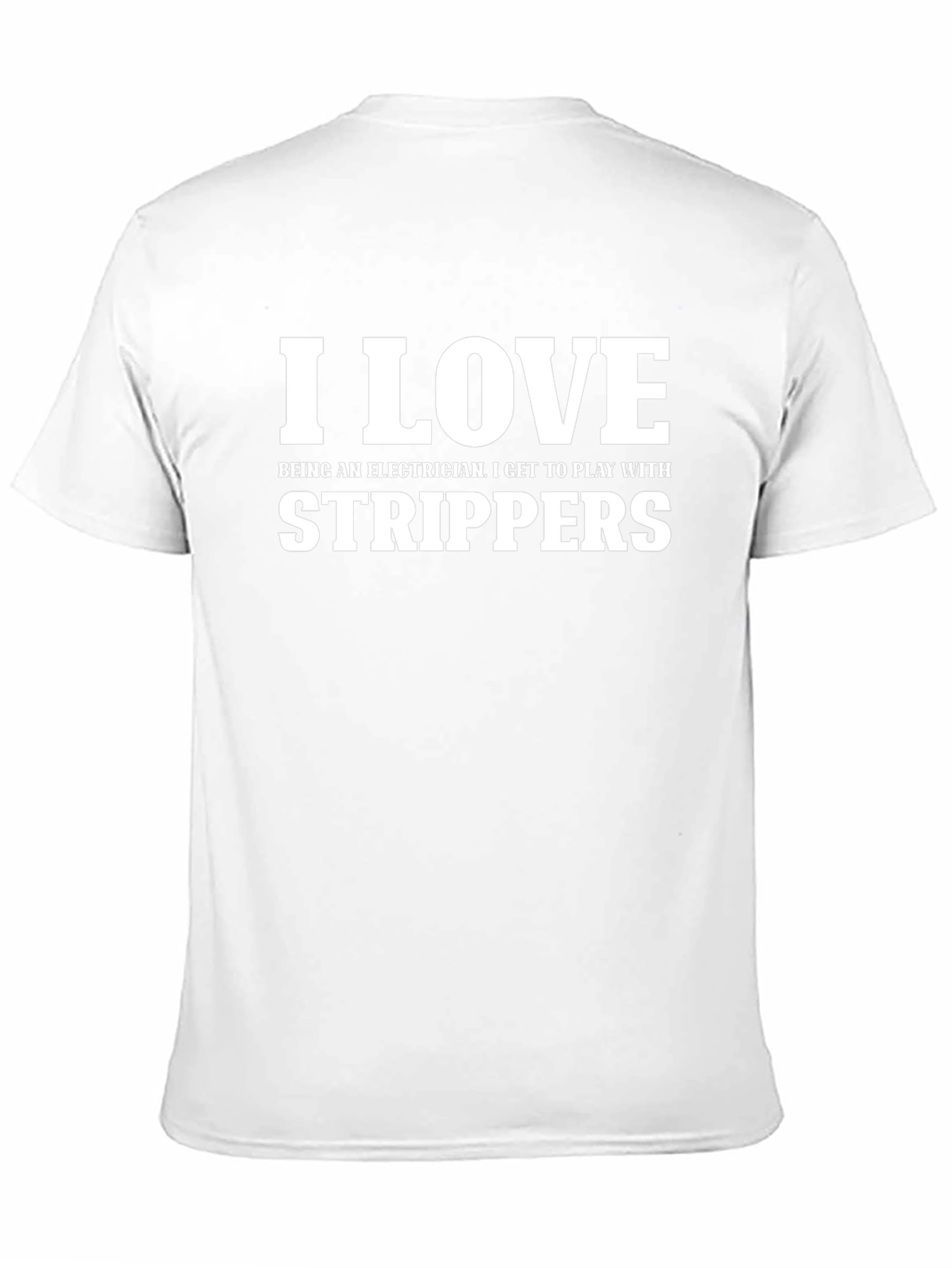 Camiseta Negra: Amo Ser Electricista