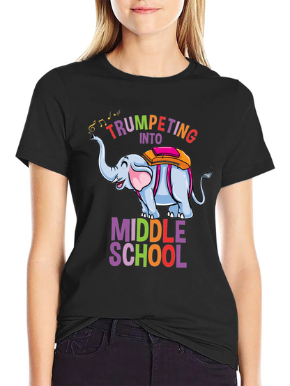 Camiseta Infantil Trompetas Escuela