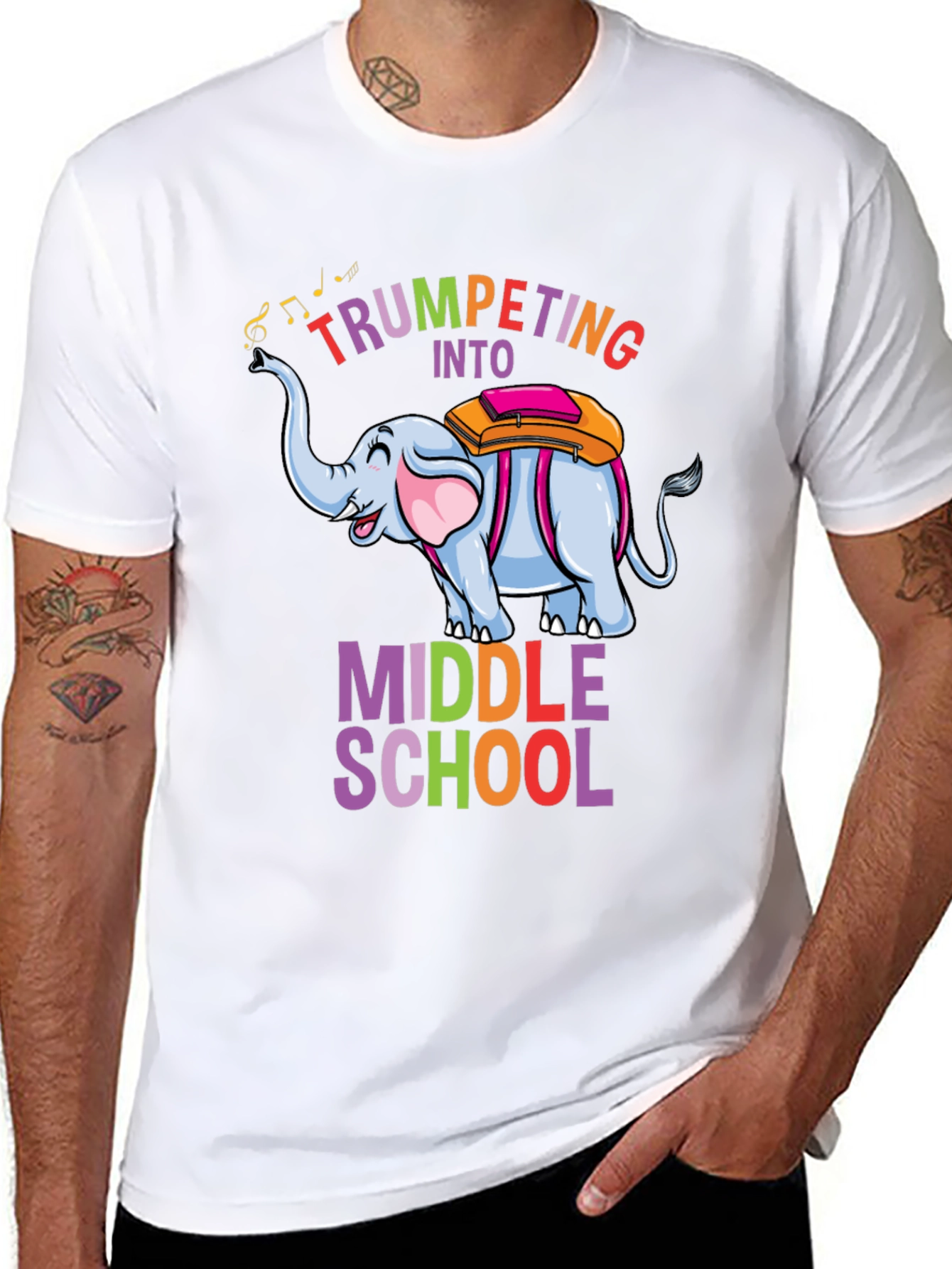 Camiseta Infantil Trompetas Escuela
