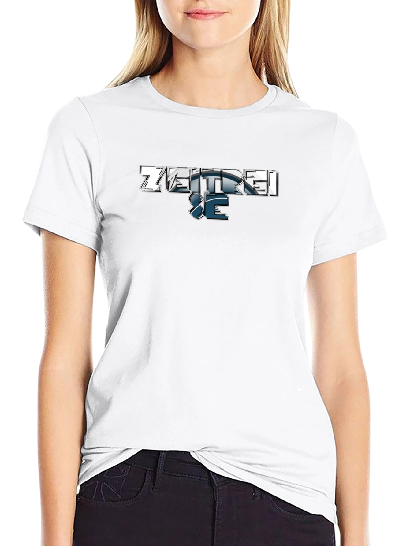 Camiseta Negra con Diseño ZEITREI SE